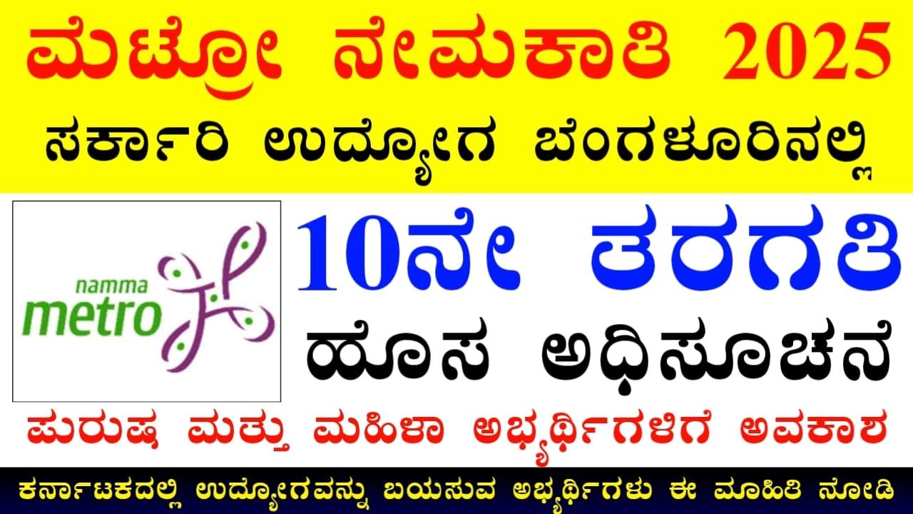 BMRCL Recruitment 2025