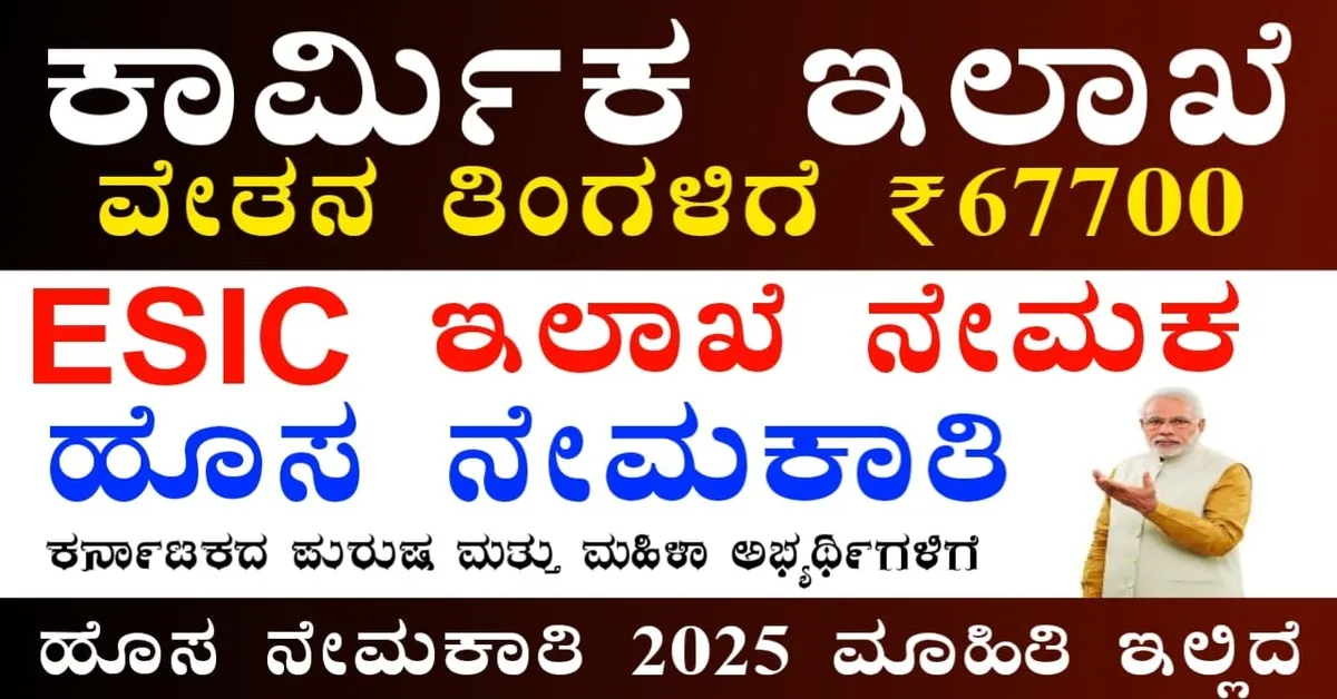 ESIC Recruitment 2025