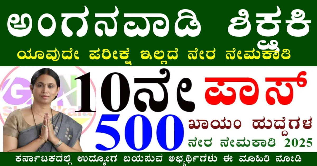 WCD Belagavi Recruitment 2025