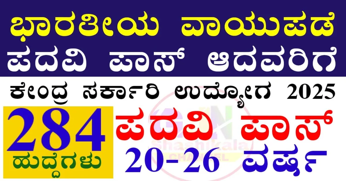 Indian Air Force Recruitment 2025