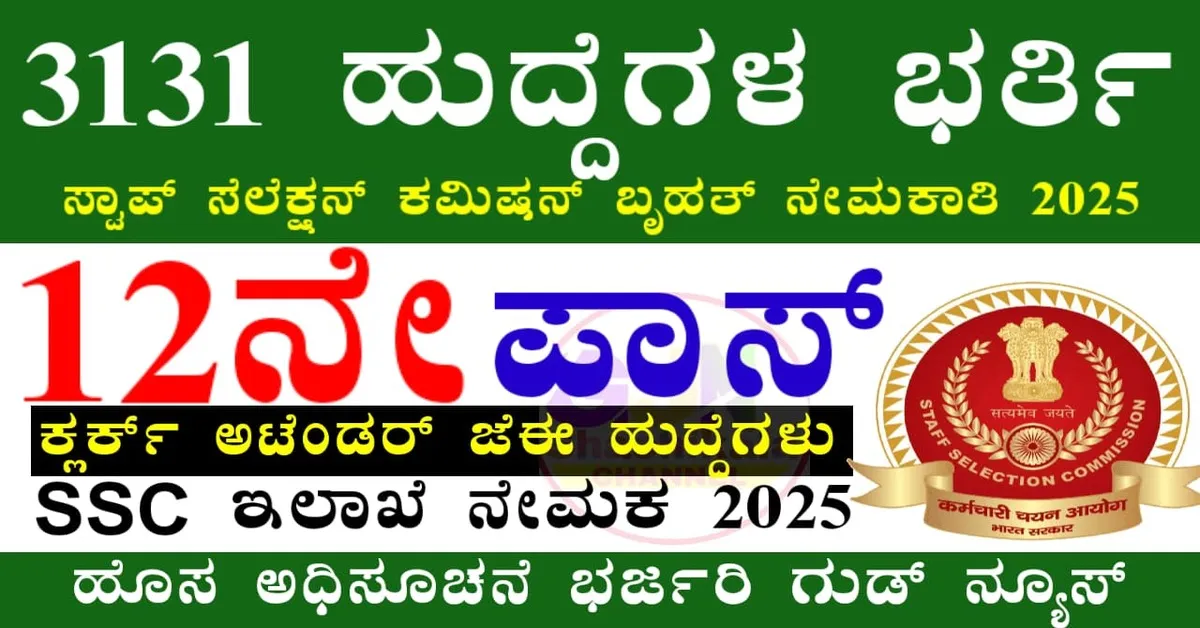 SSC CHSL Recruitment 2025