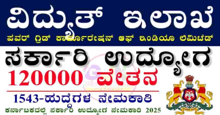 PGCIL Recruitment 2025 Field Engineer