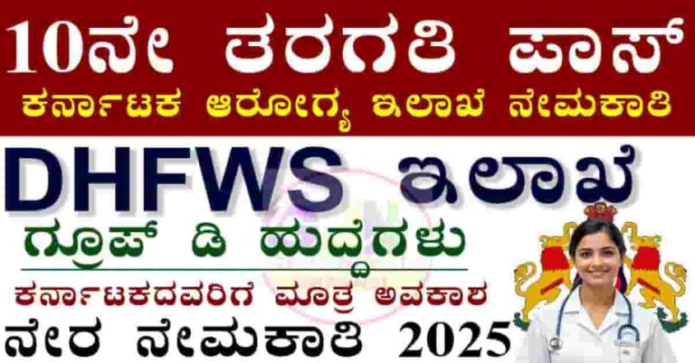 Karnataka Health Department Recruitment 2025
