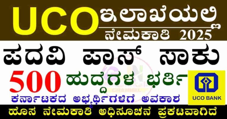 UCO Bank Apprentice 2025 Notification Out