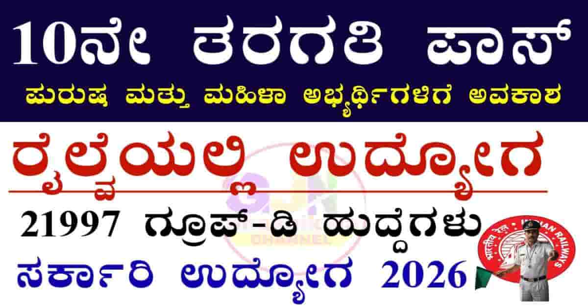 RRB Group-D Recruitment 2026