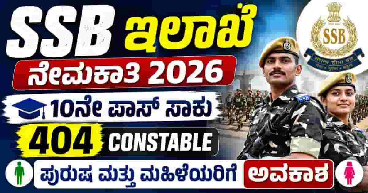 SSB Recruitment 2026