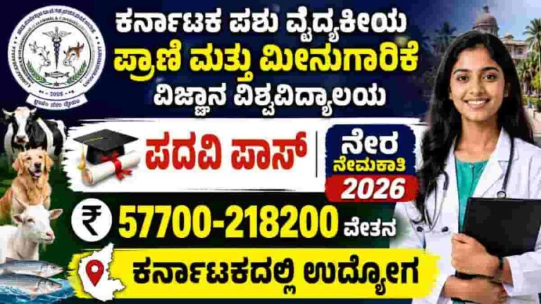 KVAFSU Bidar Recruitment 2026 | 96 Professor & Associate Professor Posts | Apply Online