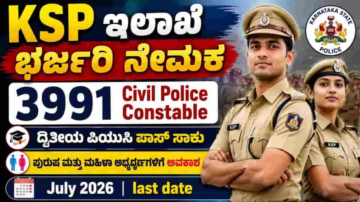 KSP Recruitment 2026