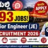 RRB JE Recruitment 2026