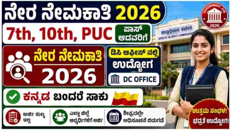 DUDC Chikkamagaluru Recruitment 2026