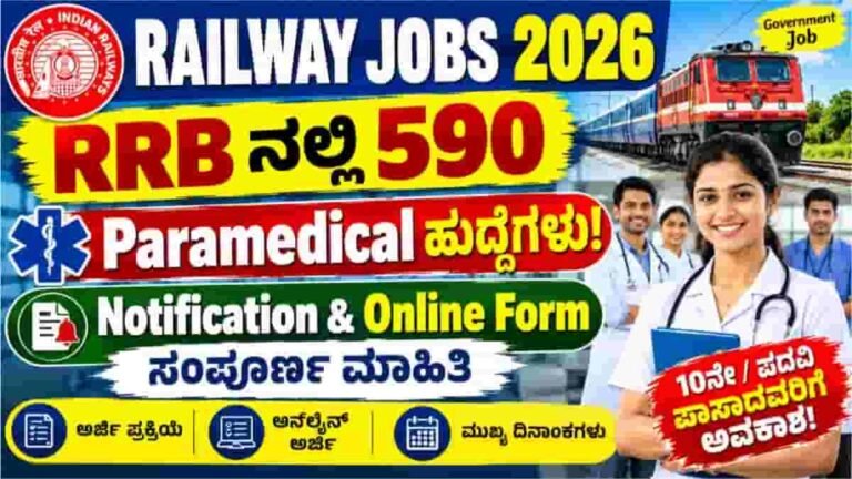 RRB Paramedical Recruitment 2026