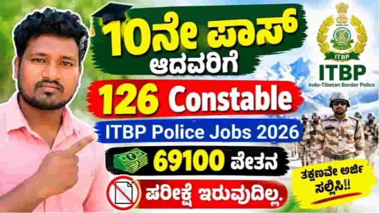 ITBP Constable Recruitment 2026